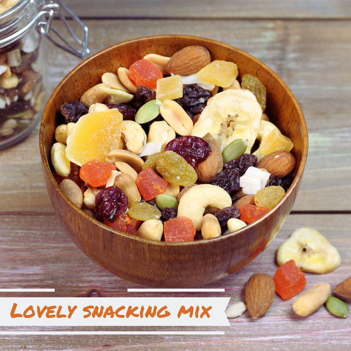 Its Delish Tropical Mix Trail Mix – 5 Lbs Bulk Bag | High-Energy Nut & Fruit Snack