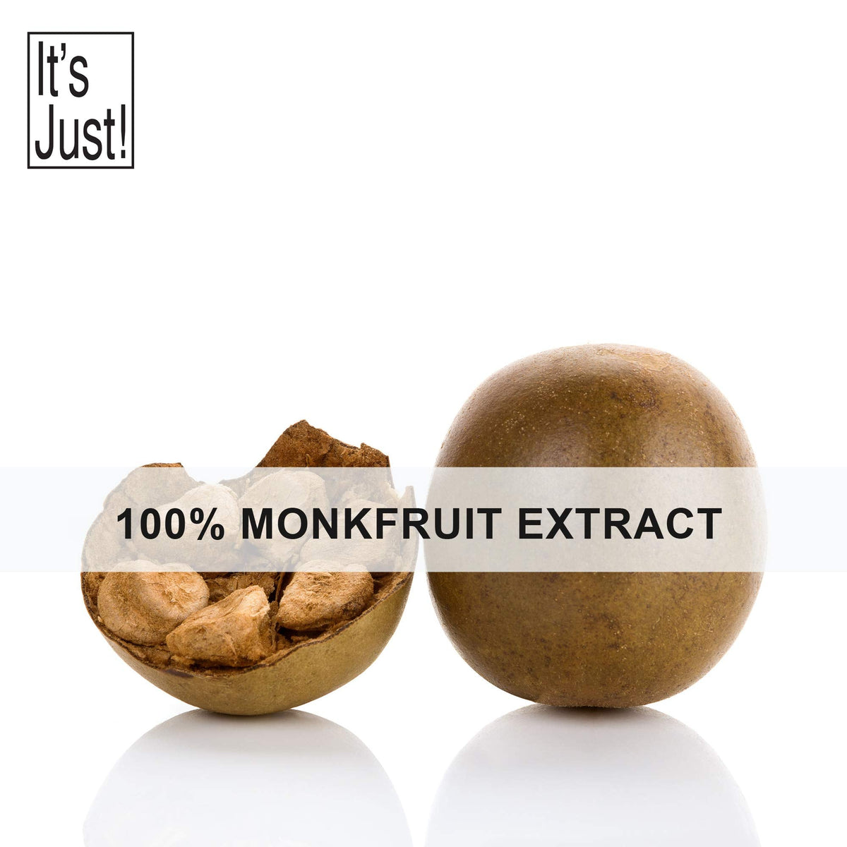 Its Just! 100% Monkfruit Extract Powder - Zero-Calorie Keto Sweetener (25% Mogroside V) - 1.5oz / 42g