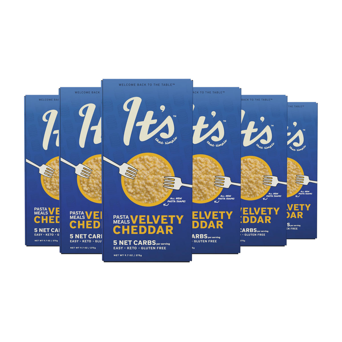 It's Skinny Velvety Cheddar – Low Carb Pasta, Gluten Free, 5 Net Carbs per Serving