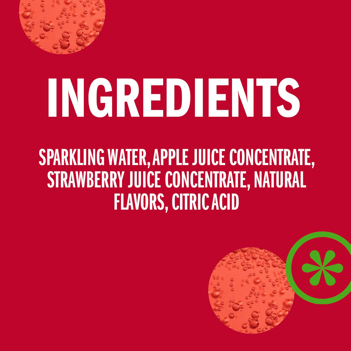 IZZE Strawberry Sparkling Juice Beverage Blend – 60% Real Fruit, No Sugar Added (8.4 oz Can, 24 Pack)