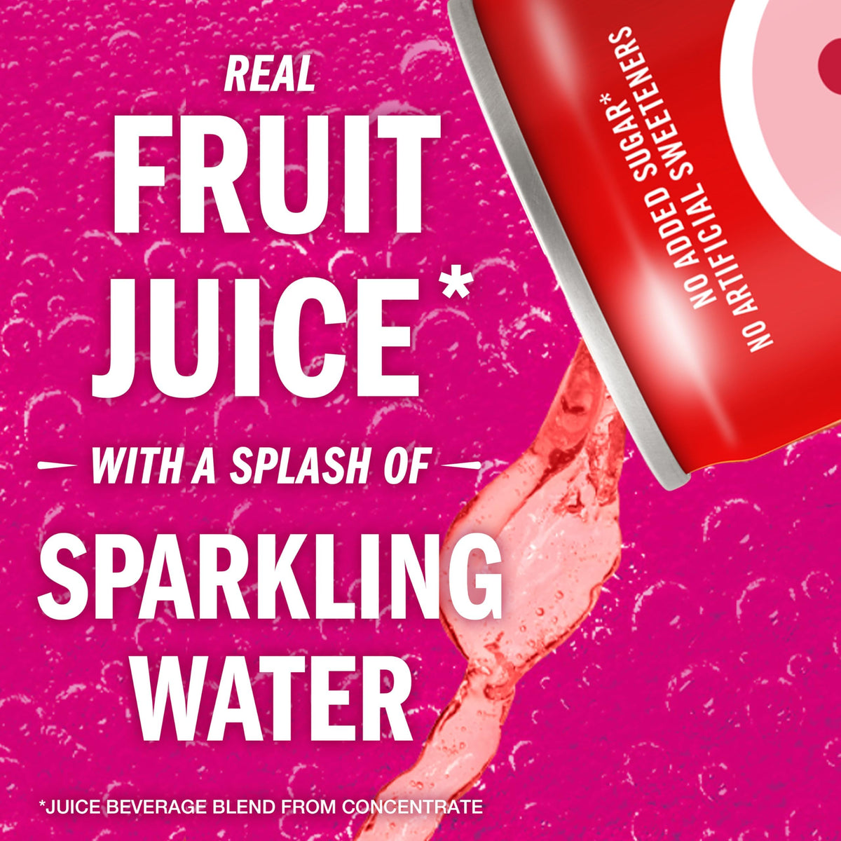IZZE Strawberry Sparkling Juice Beverage Blend – 60% Real Fruit, No Sugar Added (8.4 oz Can, 24 Pack)
