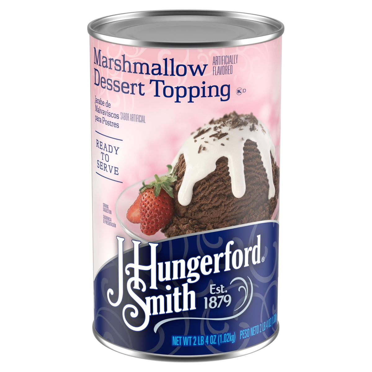 J. Hungerford Smith Marshmallow Dessert Topping – 6 Pack, 36 oz Each