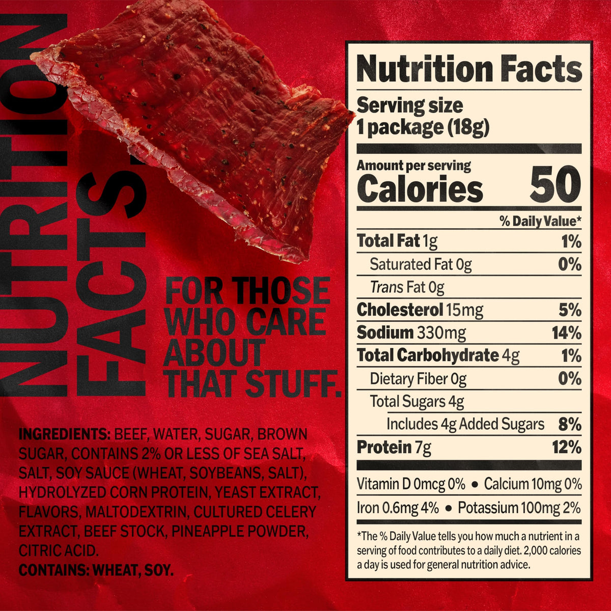Jack Link's Original Beef Jerky Multipack - 20 Pack, 7g Protein per Serving