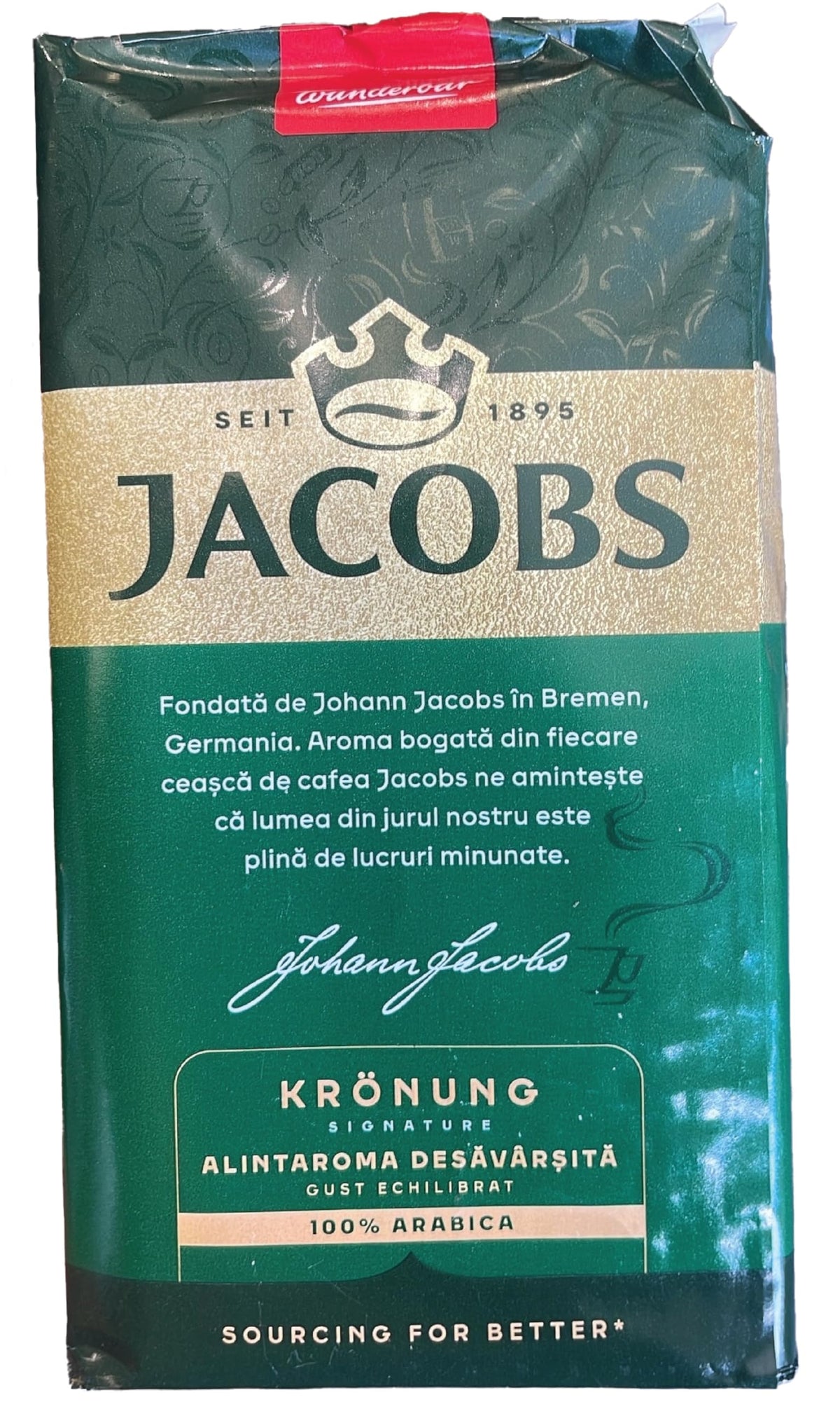 Jacobs Kronung Ground Coffee 500g Pack of 4 | Rich Aroma & Smooth Flavor