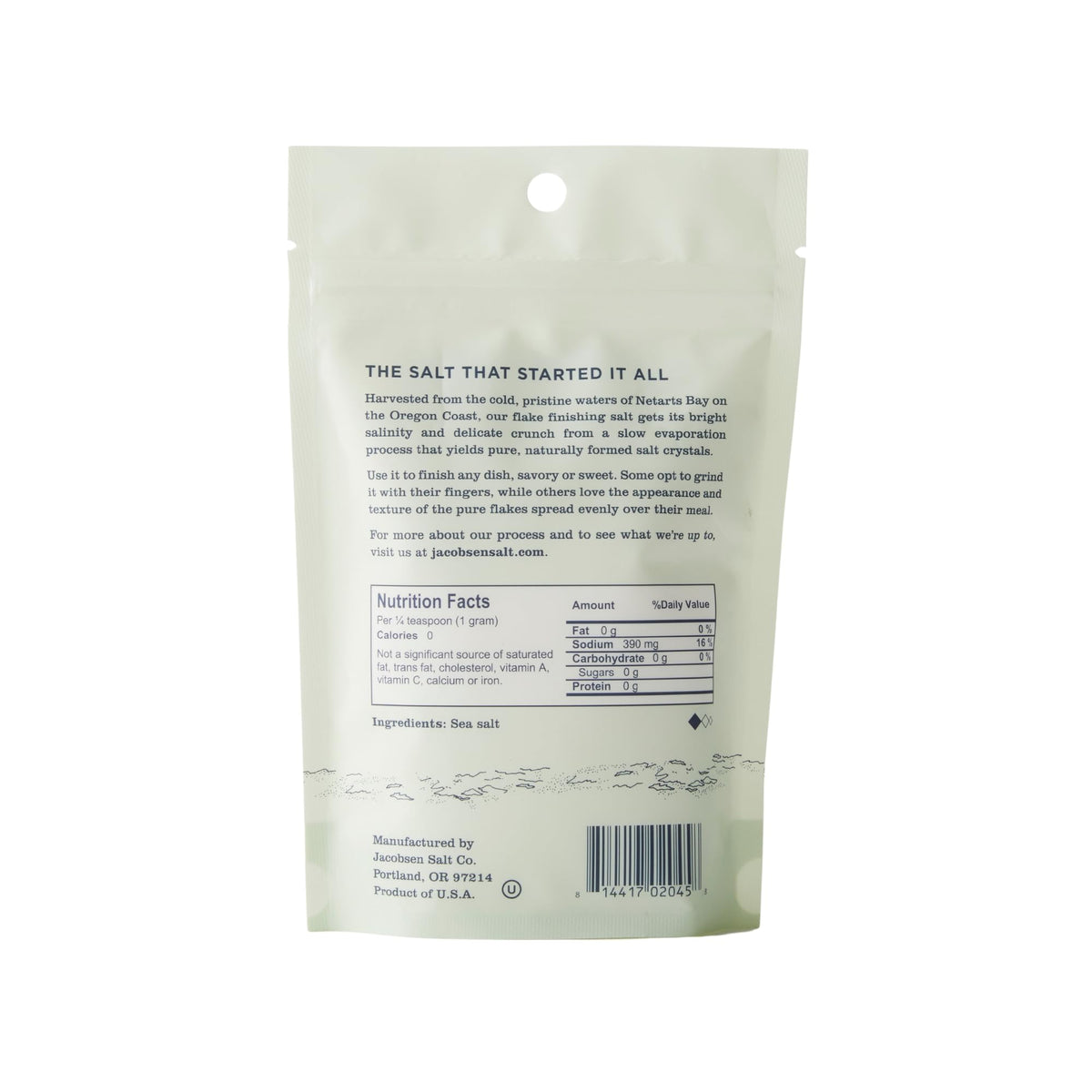 Jacobsen Salt Co. Pure Flake Sea Salt – Kosher, Non-Iodized, 4oz (2-Pack)