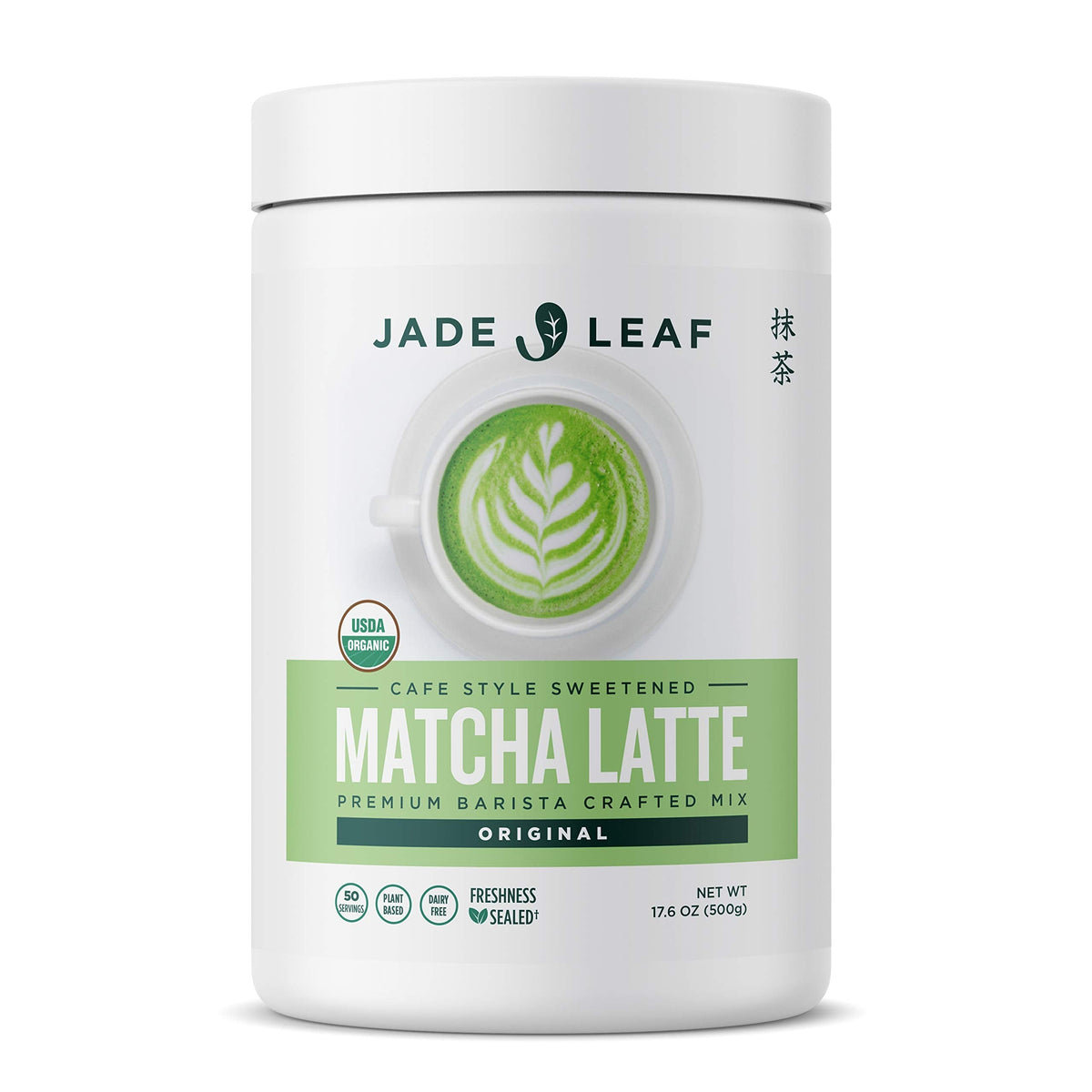Jade Leaf Matcha Organic Latte Mix – 500g Bulk, Café-Style Japanese Green Tea Powder