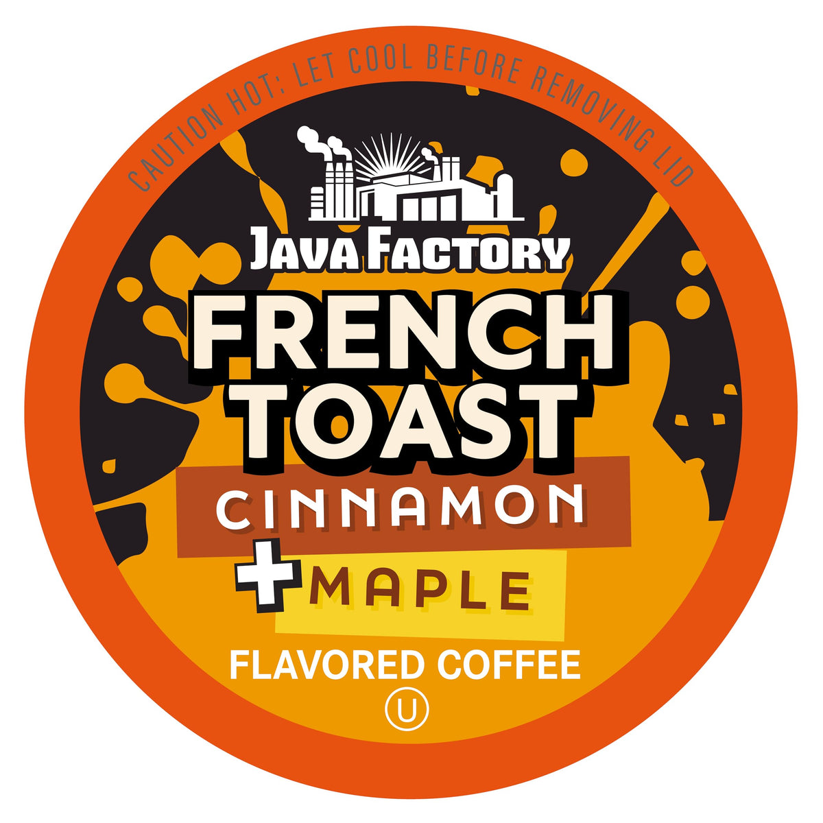 Java Factory Cinnamon & Maple Coffee Pods for Keurig K-Cup – French Toast, 40 Count