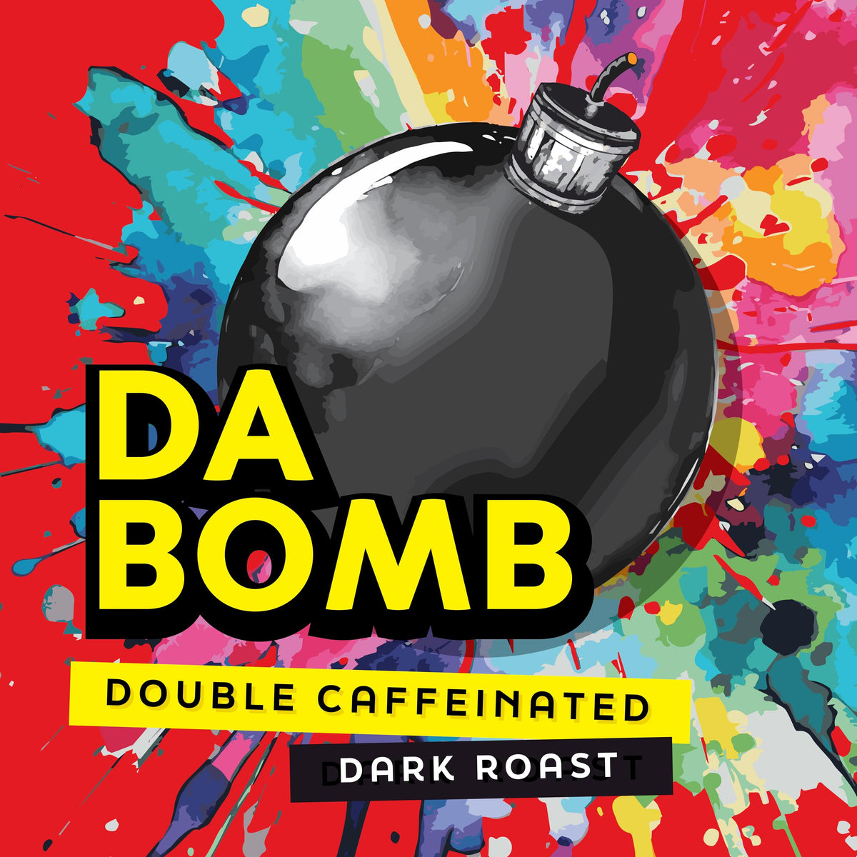 Java Factory Da Bomb Extra Bold High Caffeine Pods – 80 Count, K-Cup Compatible