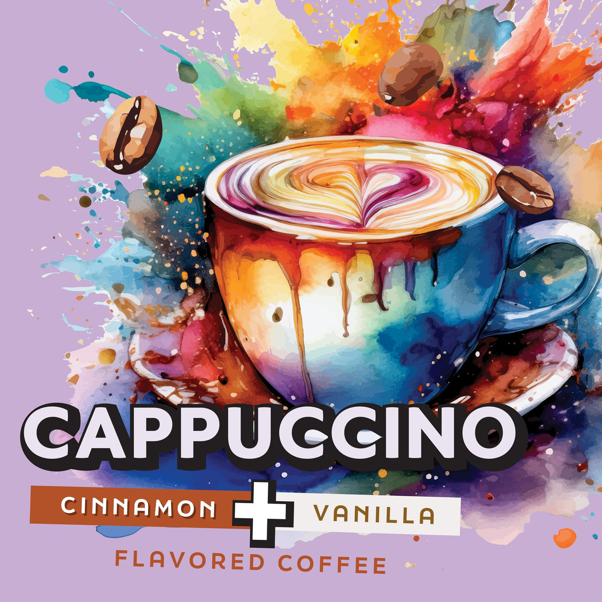 Java Factory Vanilla Cream Cinnamon Coffee Pods for Keurig K-Cup – 40 Count