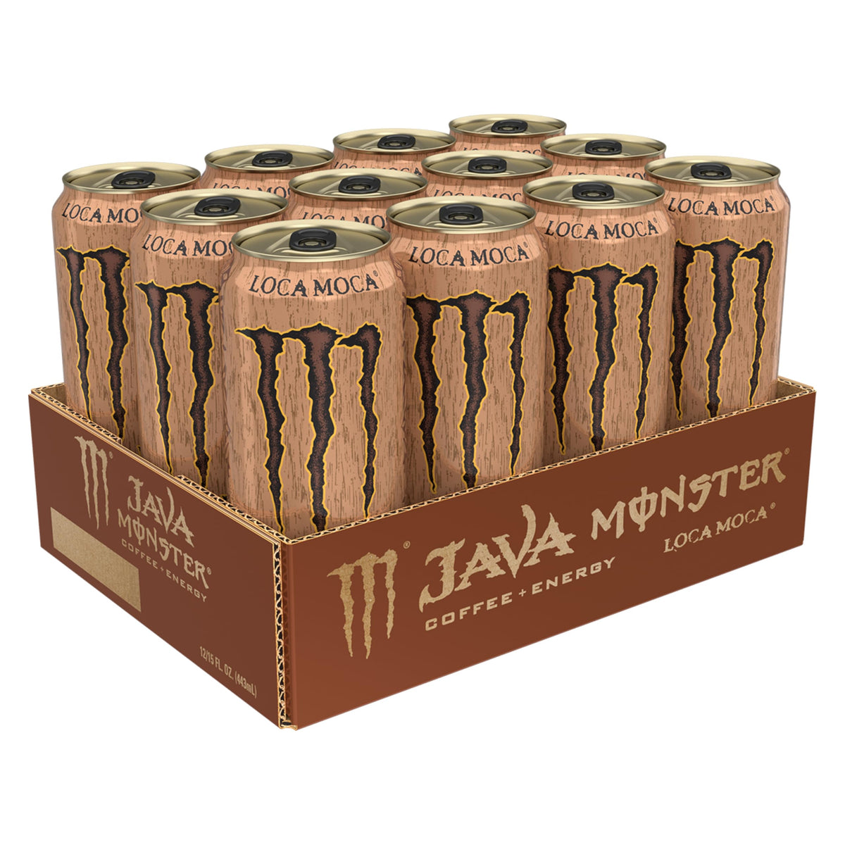 Java Monster Loca Moca – Coffee + Energy Drink, 15 oz | Monster