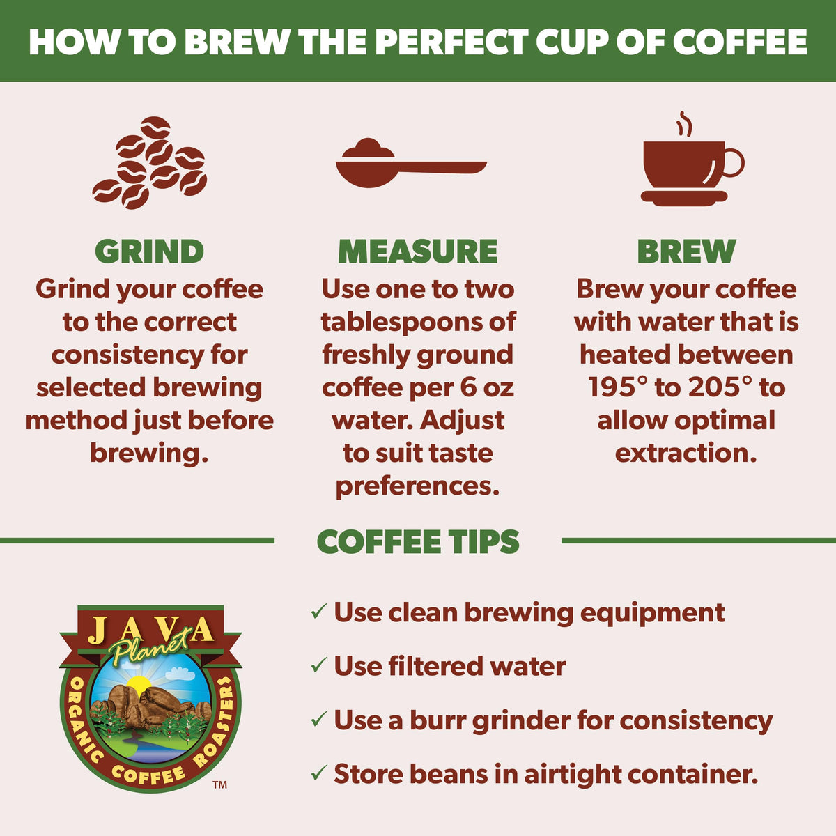 Java Planet Low Acid Organic Coffee – Whole Bean, Mold-Free, Smithsonian Bird Friendly (Peruvian)