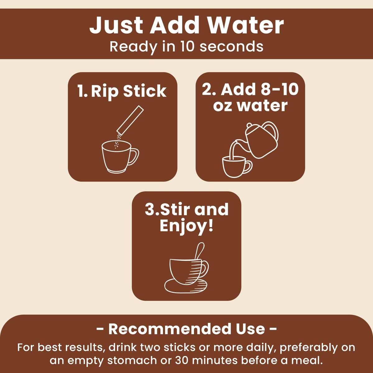 Javita Burn + Control Instant Coffee: Metabolism Support & Daily Energy