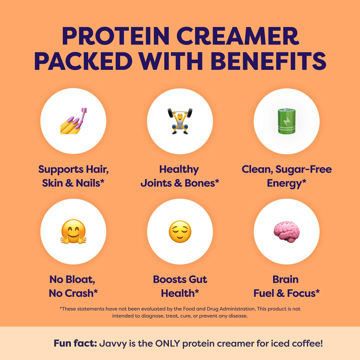 Javvy Salted Caramel Protein Coffee Creamer — Grass-Fed Collagen, MCTs, Keto Friendly
