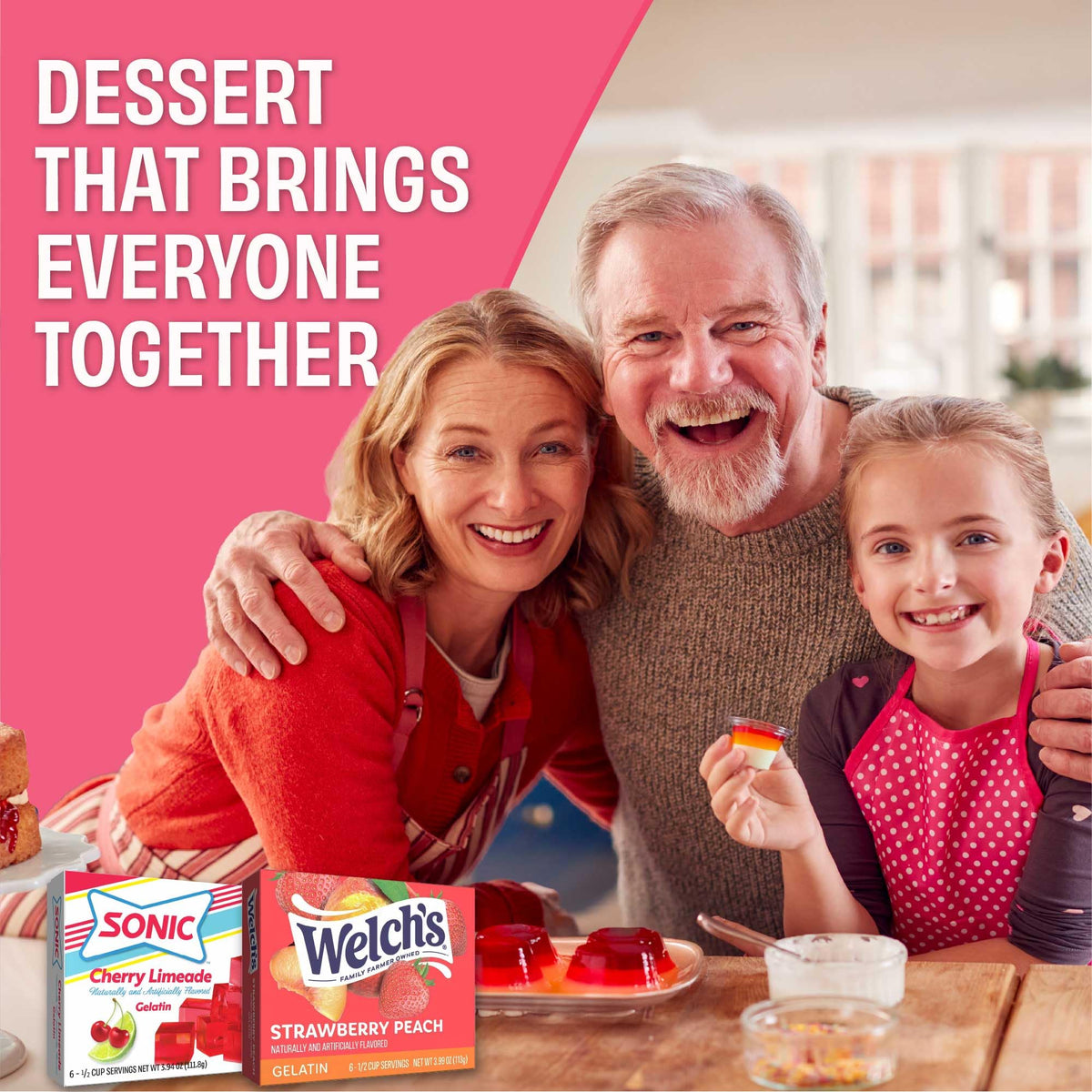 JEL SERT Gelatin Dessert Mix Variety Pack – 12 Flavored Boxes (Welch’s, Sonic, Starburst)
