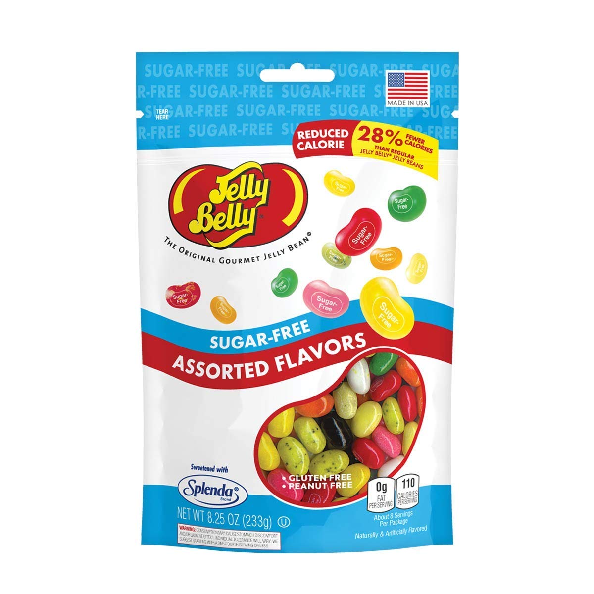 Jelly Belly Sugar Free Beans – 8.25 oz Bag, 10-Count Case | Official Jelly Belly Source