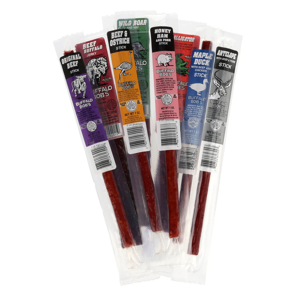 Jerky Dynasty Ultimate 27-Piece Exotic Jerky Gift Set | Buffalo Bob's Wild Game Variety Pack