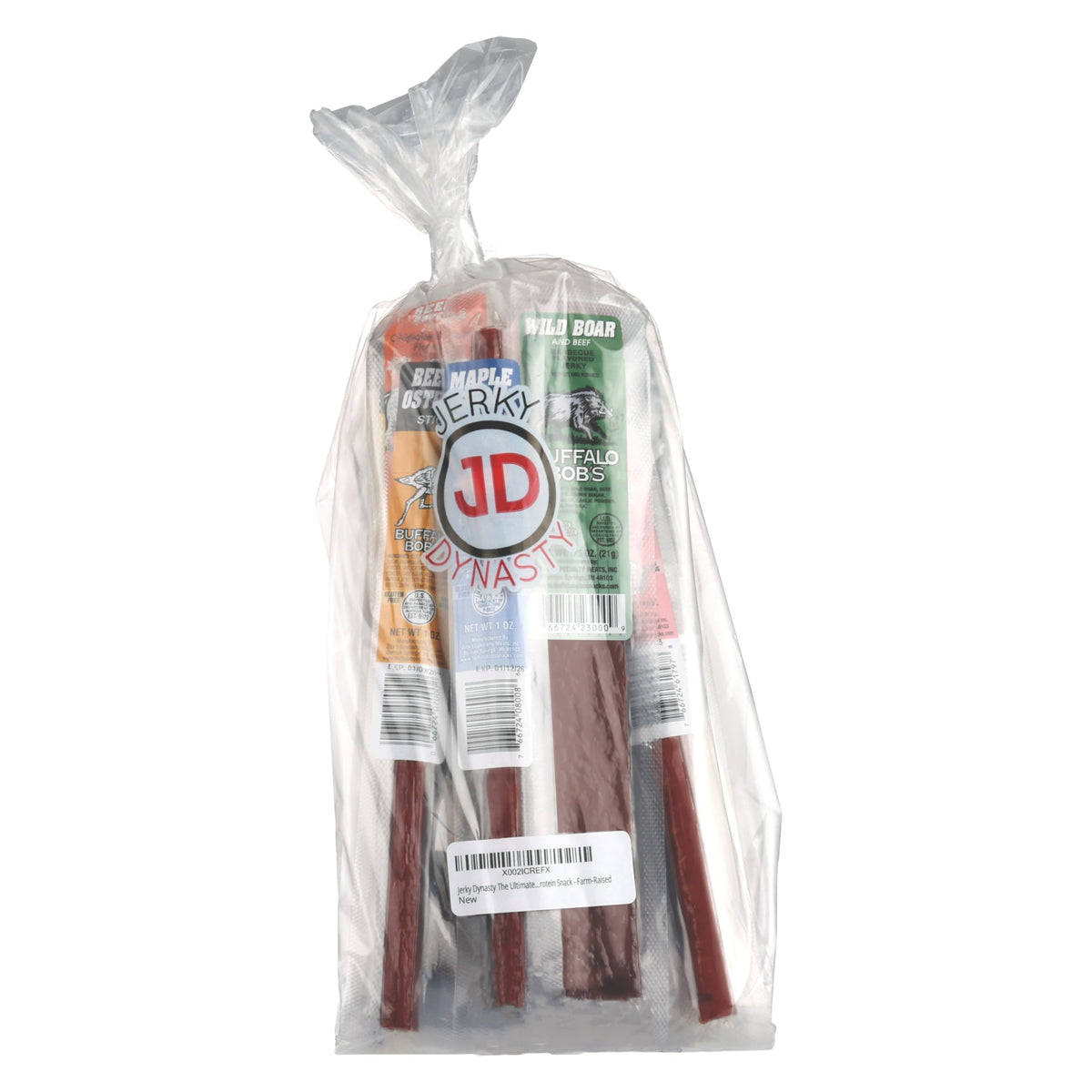 Jerky Dynasty Ultimate 27-Piece Exotic Jerky Gift Set | Buffalo Bob's Wild Game Variety Pack