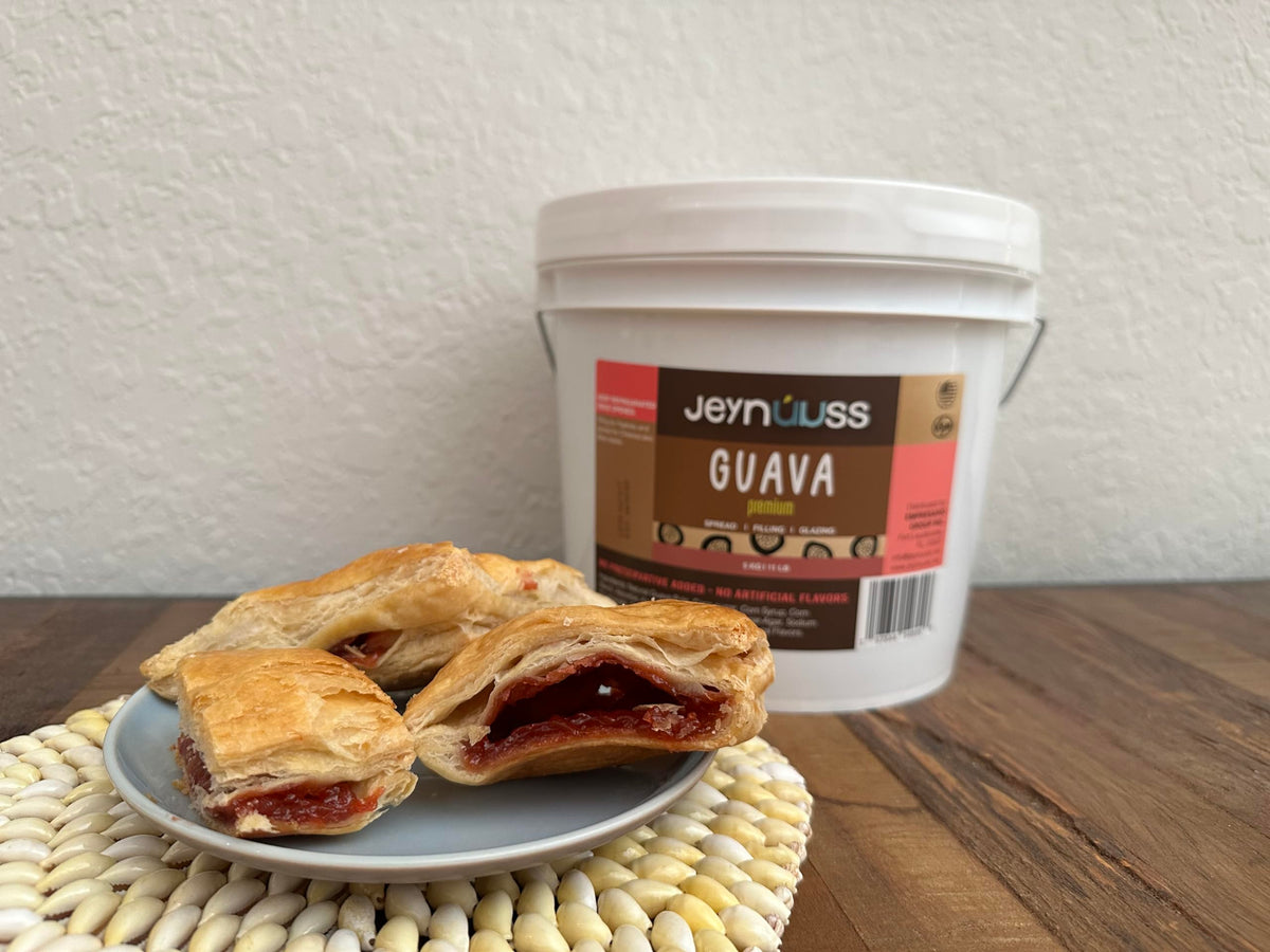 Jeynuuss Premium Guava Cake Filling – 11 lb Bulk Guava Paste for Pies, Donuts & Pastries | Gluten-Free & Kosher
