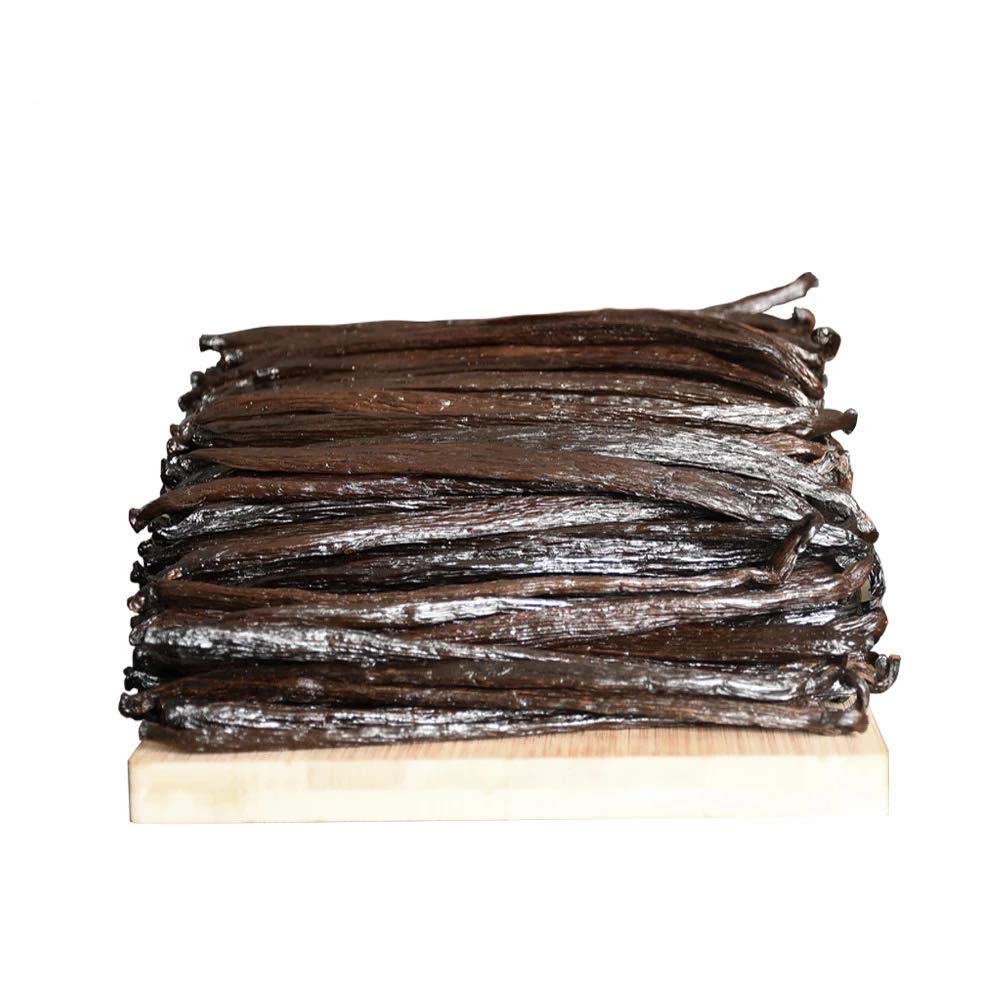 JL Gourmet Imports: 50 Madagascar Vanilla Beans Whole Grade A Pods for Baking, Extract, Cooking, Brewing