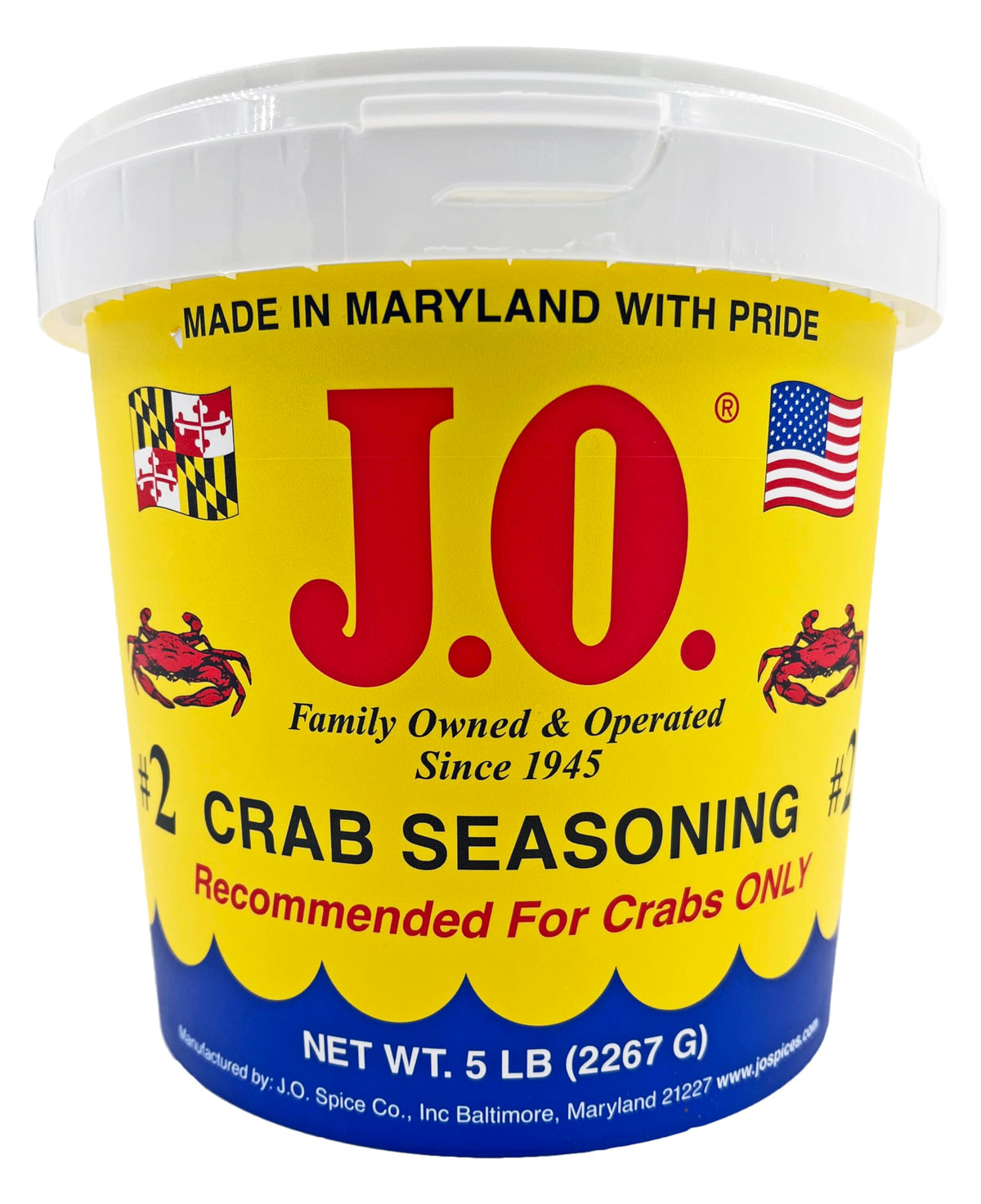 J.O. 5 Pounds of #2 Crab Seasoning – Premium Seafood Spice