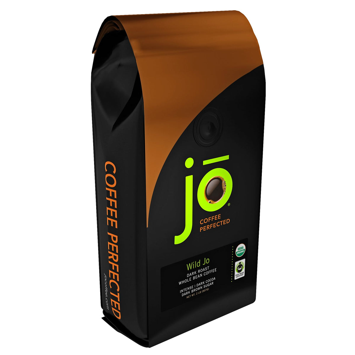WILD JO Organic Dark French Roast Coffee – 2 lb Whole Bean by Jo Coffee