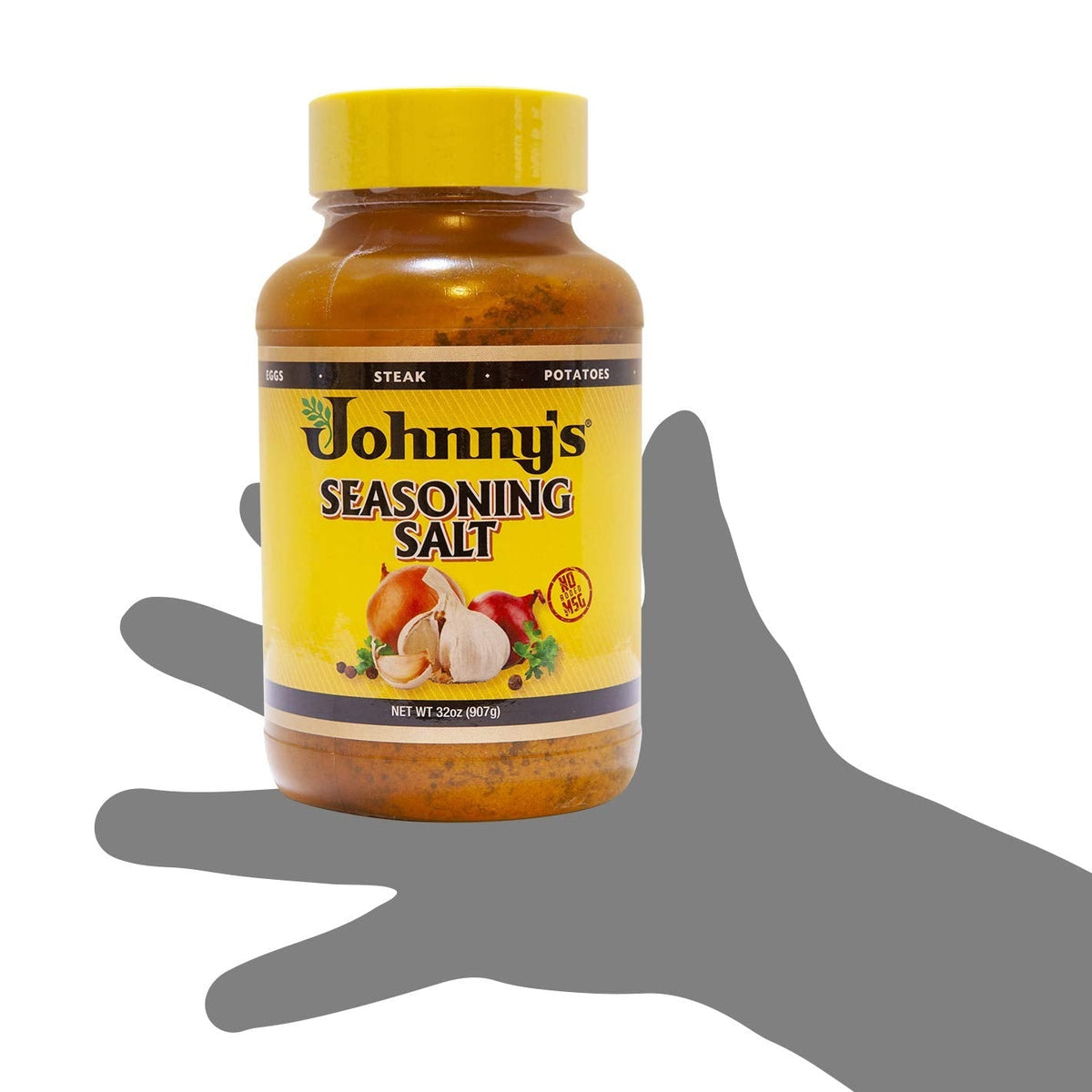 Johnny's Seasoning Salt, 32 Oz (Pack of 2) – MSG-Free, Gluten-Free, USA-Made