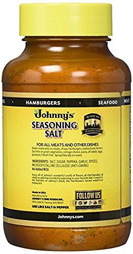 Johnny's Seasoning Salt, 32 Oz (Pack of 2) – MSG-Free, Gluten-Free, USA-Made