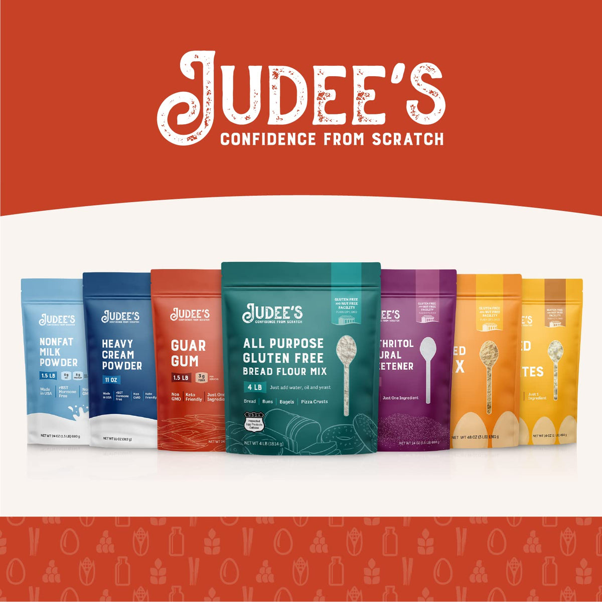 Judee's Gluten Free Cheddar Cheese Powder – Gluten Free & Nut Free, 1.5 lb