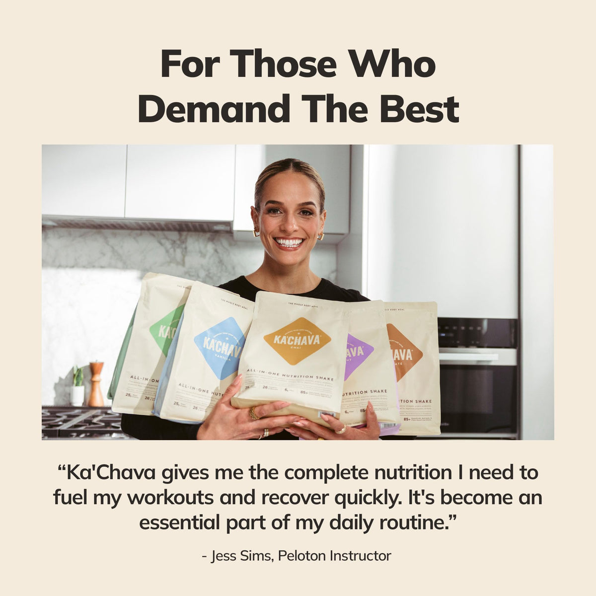 Ka’Chava All-In-One Nutrition Shake – 5 Flavor Sample Pack (5 Servings) | 85+ Superfoods