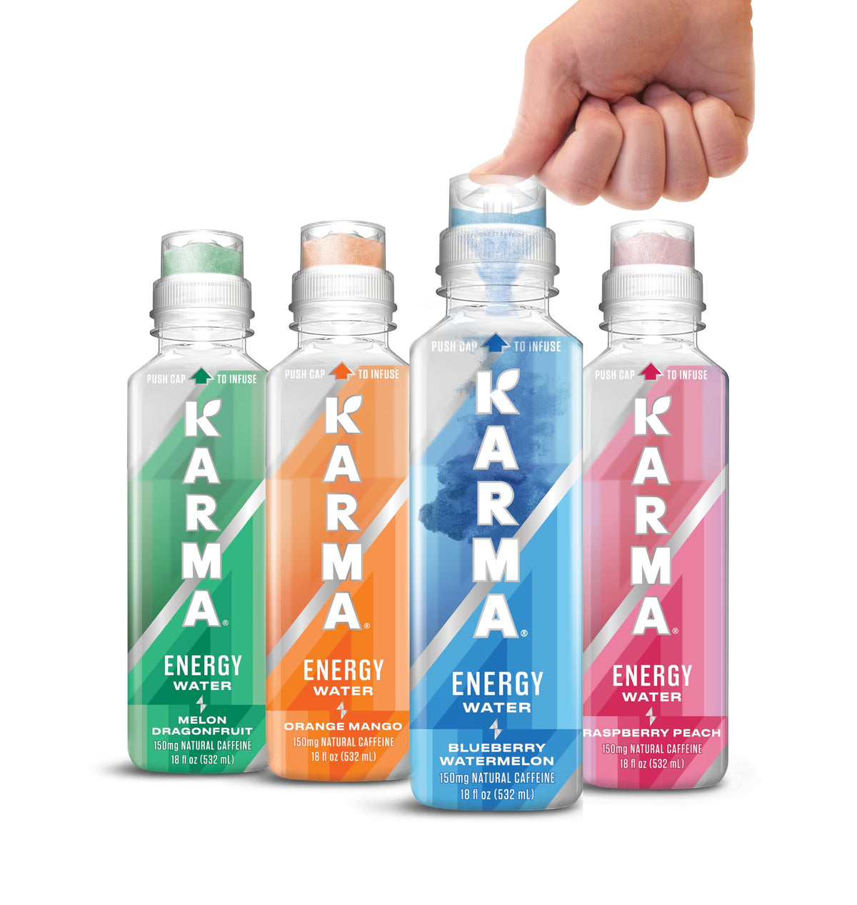 Karma Energy Drink – 12 Pack Orange Mango with Cognizin Nootropics, Vitamins & Immune Support