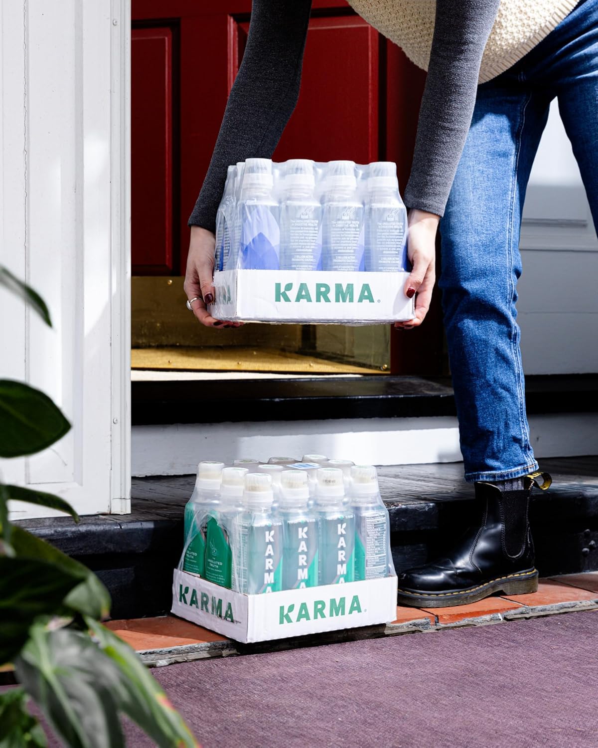 Karma Probiotic Water - Pineapple Coconut, 12 Pack | Immune & Gut Health Support