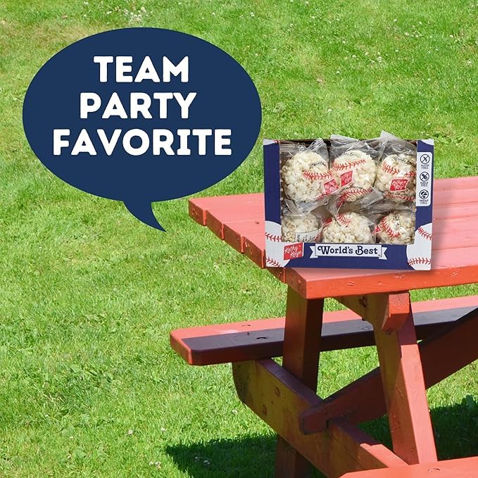 Kathy Kaye Baseball Sweet & Salty Popcorn Balls – 18-Pack | Nani Organics