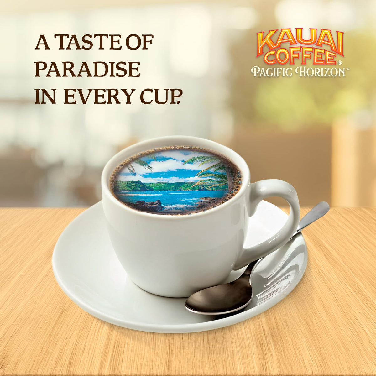 Kauai Coffee Garden Isle K-Cup Pods for Keurig – Medium Roast, 10% Hawaiian Arabica, 32-Count