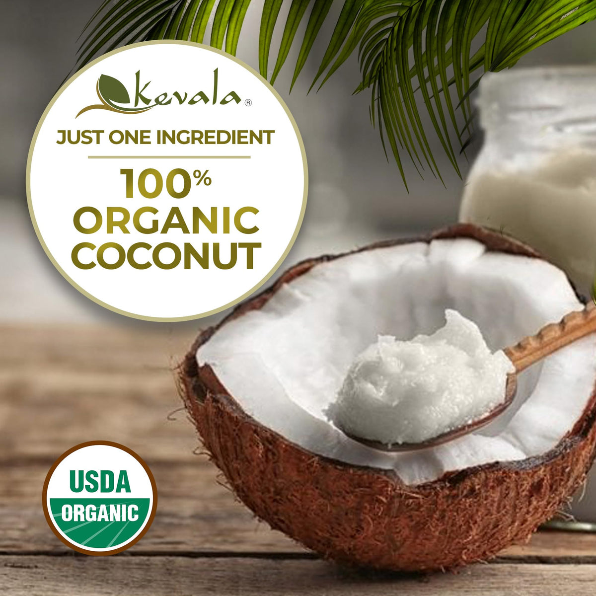 Kevala Organic Coconut Butter – Creamy Spread for Baking & Skincare | Made in USA | 8 lb Bulk