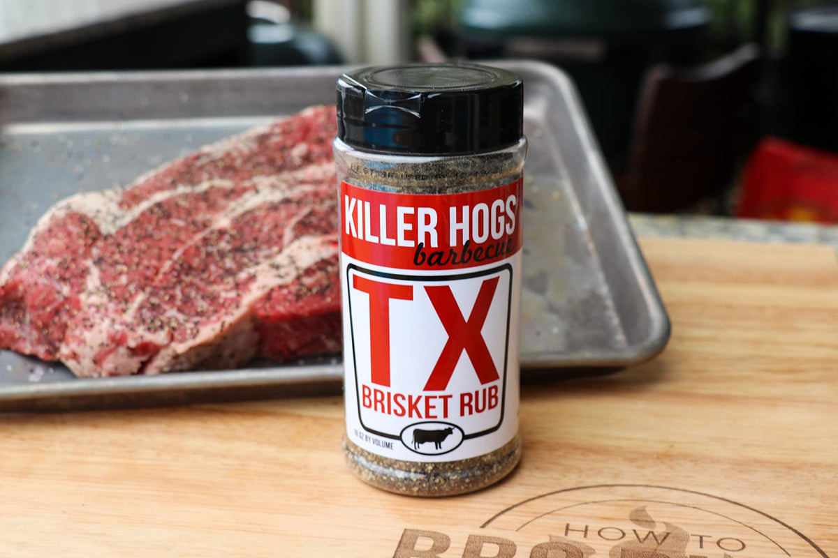 Killer Hogs TX Brisket Dry Rub – Championship Texas BBQ Seasoning, 5 lb