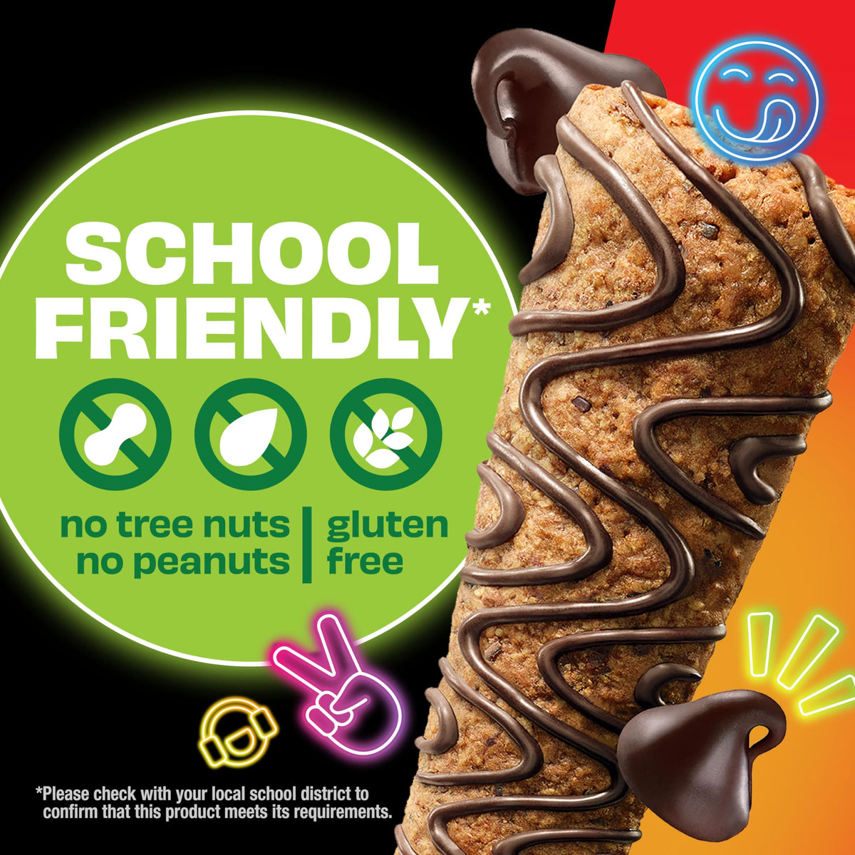 KIND Kids Granola Bars Chocolate Chip — Gluten Free, Nut Free, 40 Count, 5g Protein