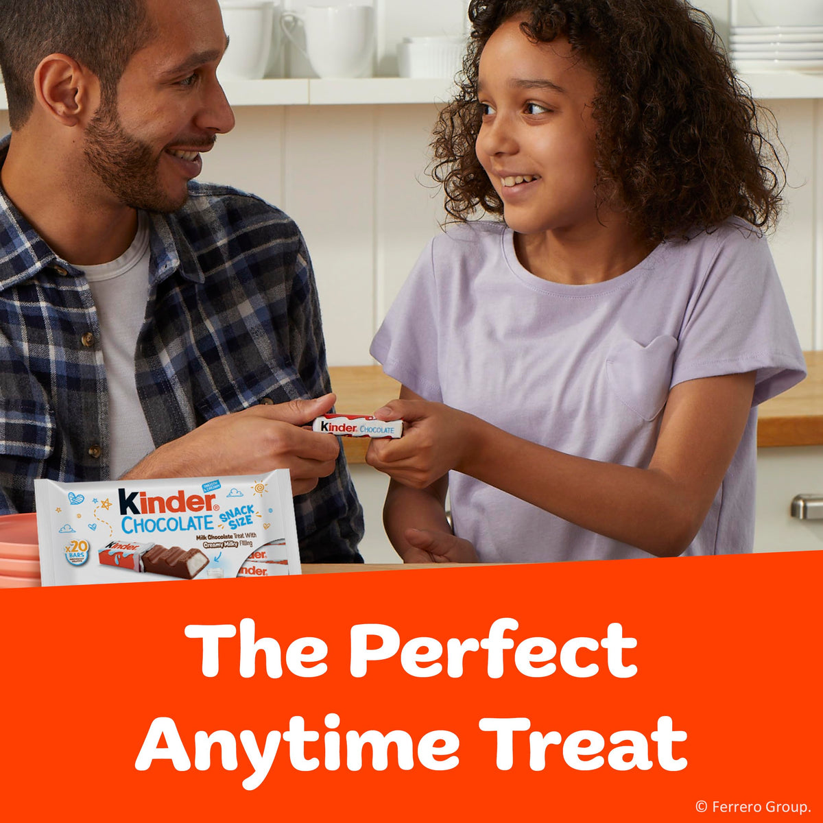 Kinder Chocolate Bars – 18-Pack, Creamy Milky Filling, Individually Wrapped