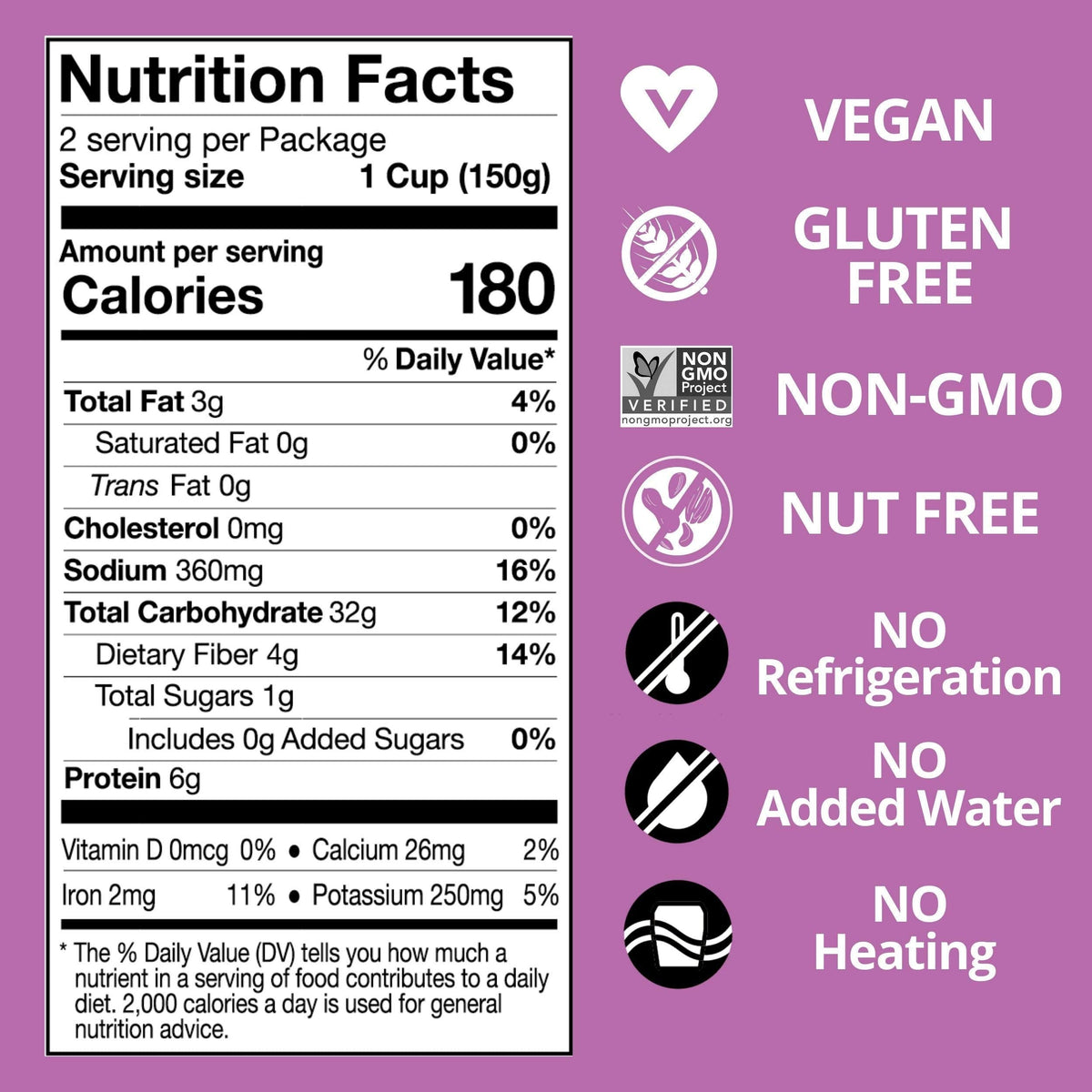 Kitchen & Love Quinoa Quick Cups – Fully Cooked Red & White Quinoa, 12-Cups