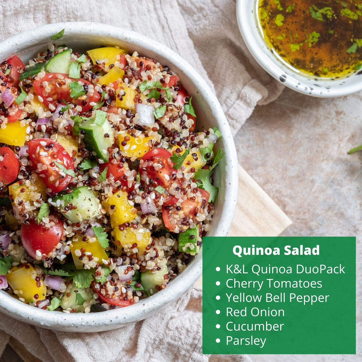 Kitchen & Love Quinoa Quick Cups – Fully Cooked Red & White Quinoa, 12-Cups