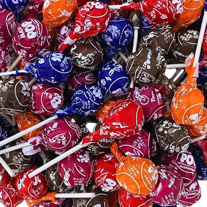 KLUB BULK Assorted Fruit Flavored Classic Roll Pops — 3.5 Lbs Bulk Pack (5 Flavors + Halloween Bonus)