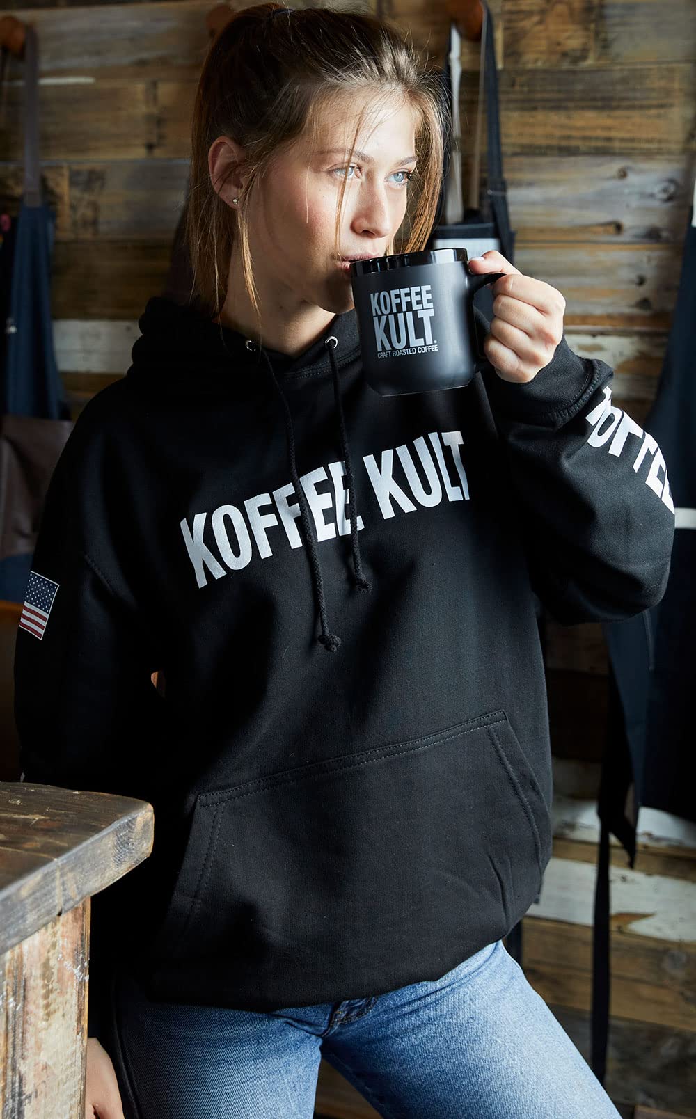 Koffee Kult Dark Roast Coffee Beans – Rich & Bold 100% Arabica with Chocolate & Cinnamon Notes | Ethically Sourced, Resealable 12oz