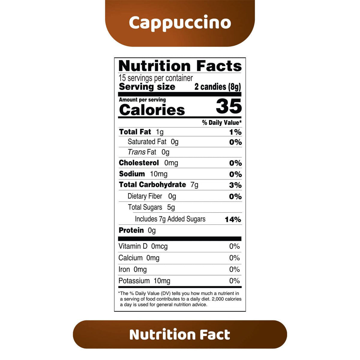 Kopiko Cappuccino Candy – Portable Coffee Candy with Real Extract (2-Pack, 28.2 oz Each)