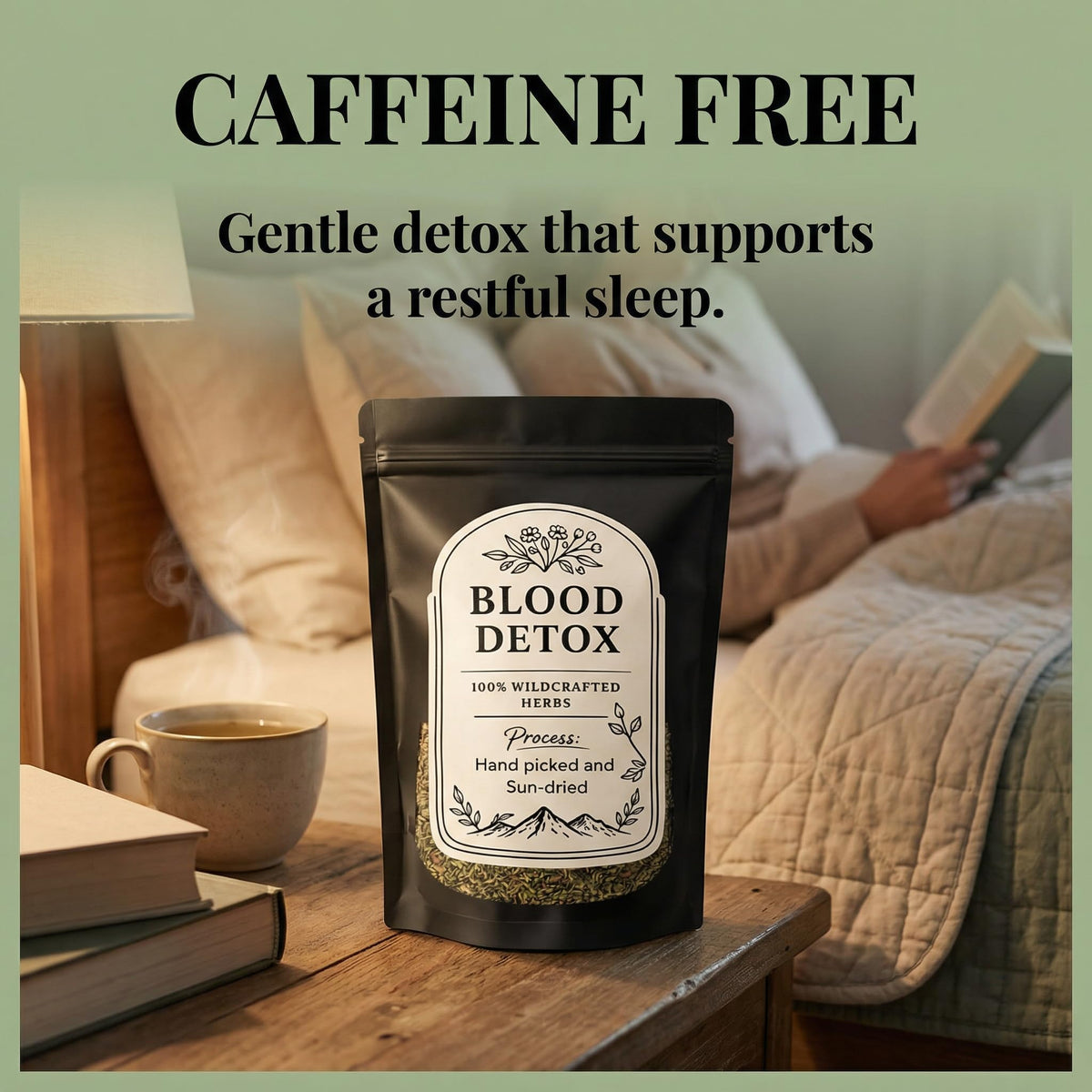 KOVGOCY Blood Detox Tea Jamaica – Caffeine-Free Loose Leaf Herbal Blend, 170 g