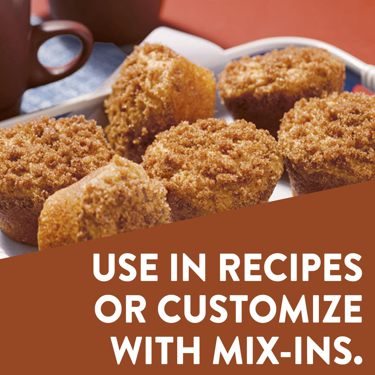 Krusteaz Cinnamon Swirl Crumb Cake & Muffin Mix – 12 Count Pack