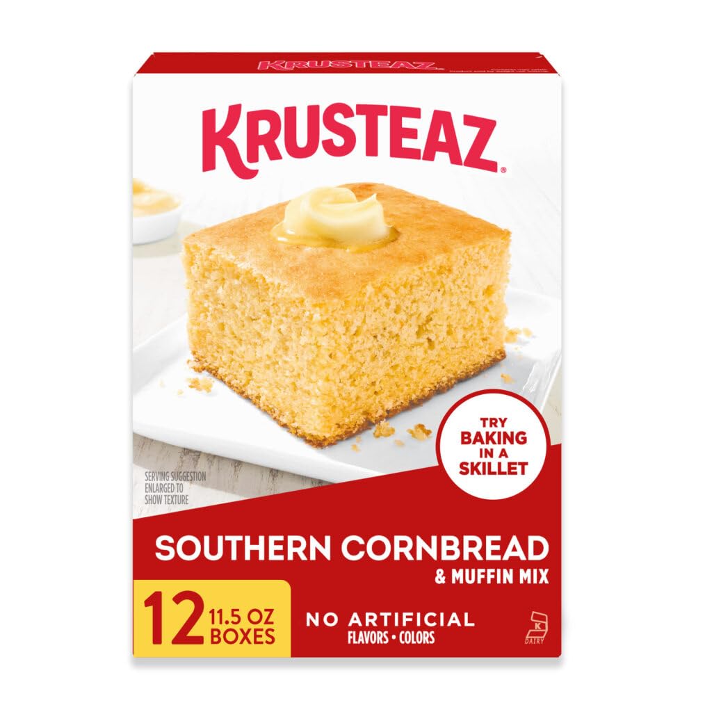 Krusteaz Southern Cornbread & Muffin Mix – 11.5 oz Pack of 12