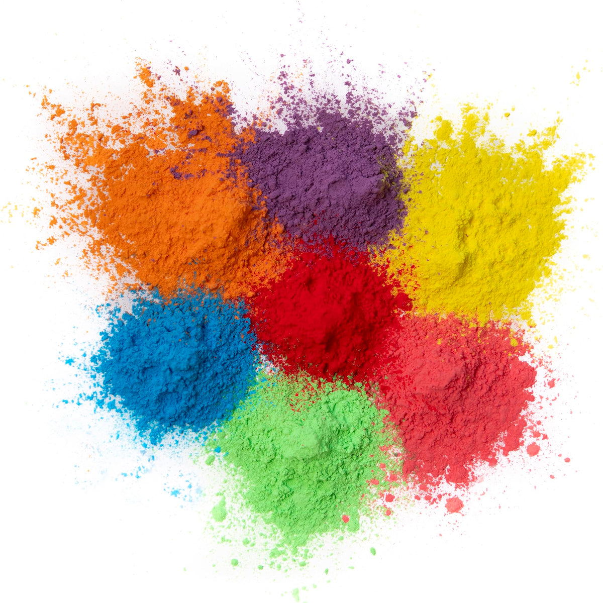 Kulture Khazana Holi Color Powder Toy Kit – 100g x 20, All-Natural, Washable, Biodegradable