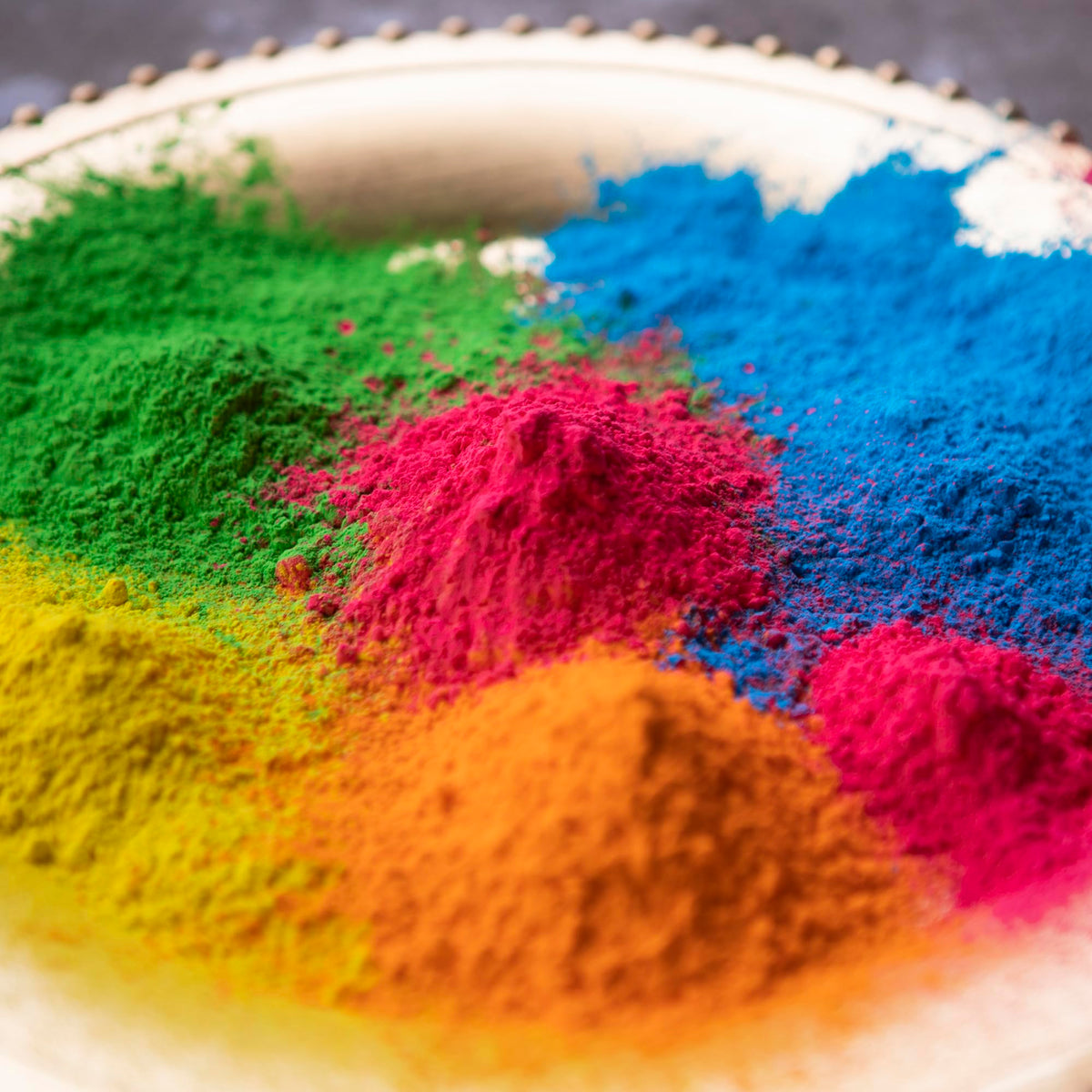 Kulture Khazana Holi Color Powder Toy Kit – 100g x 20, All-Natural, Washable, Biodegradable