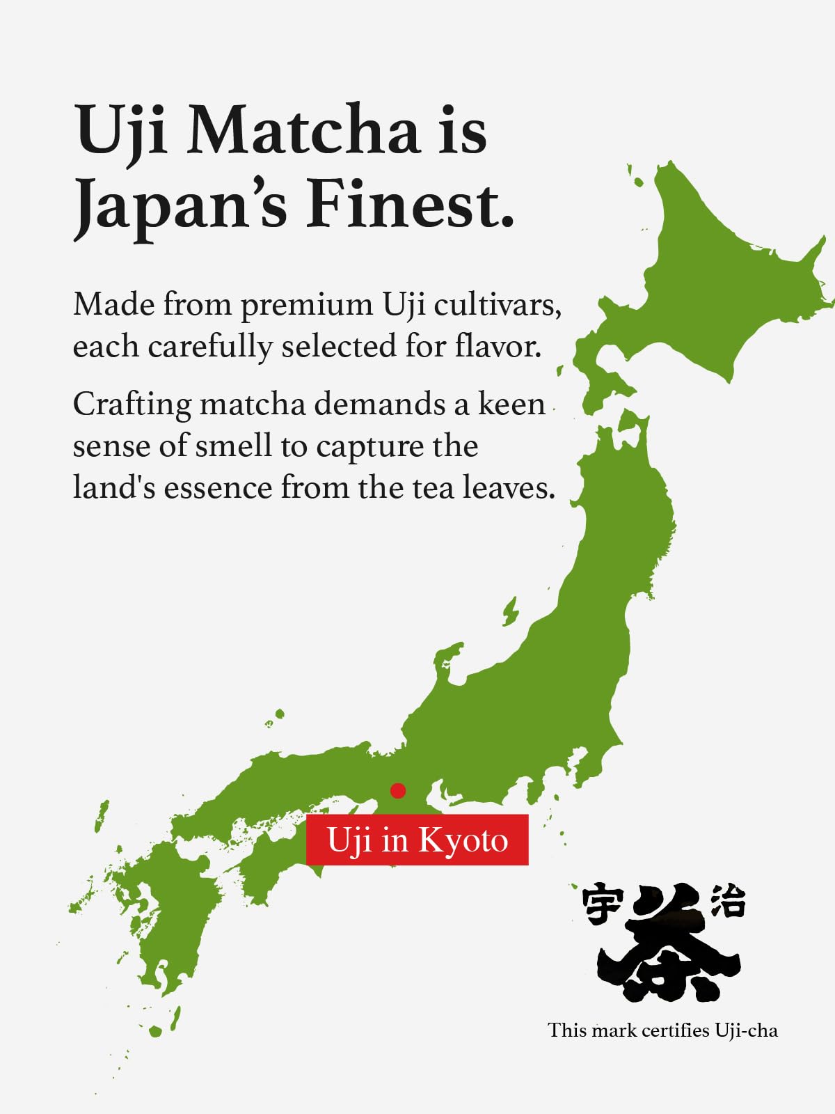 KYOHAYASHIYA Shoshin Matcha Powder – Kyoto Uji Ceremonial Grade, First Harvest, 30 g