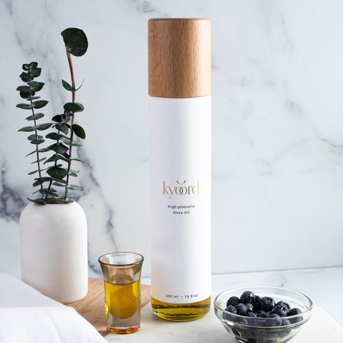 kyoord High-Phenolic EVOO – Unfiltered, Cold-Pressed, Early Harvest (500ml)