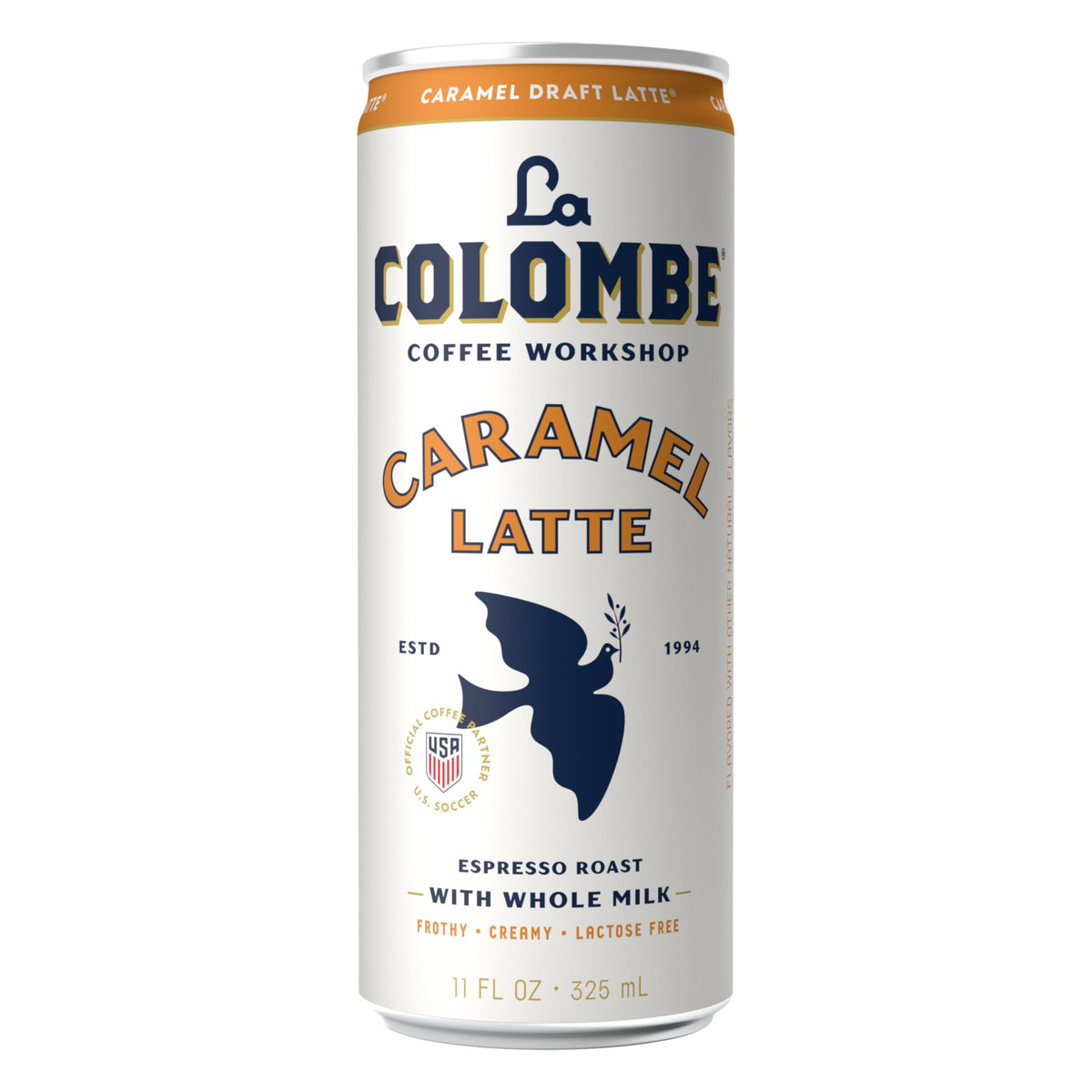 La Colombe Caramel Draft Latte – 11oz Cans (Pack of 12) | Ready-to-Drink Cold Brew, Coffeehouse Quality